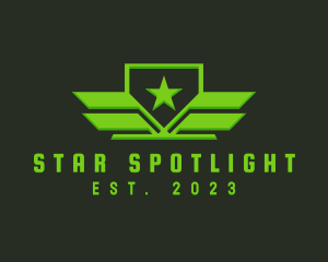 Military Freedom Star logo design