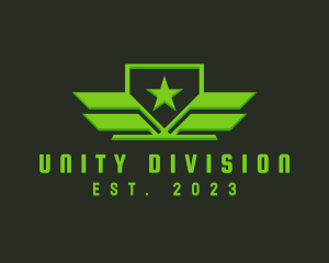 Division - Military Freedom Star logo design