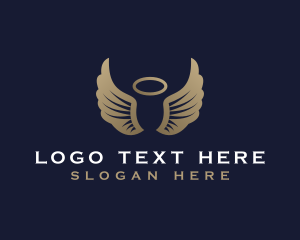 Angel - Holy Angel Wings logo design