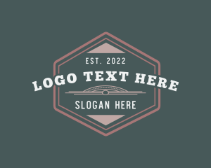 Industry - Art Deco Hexagon Firm logo design