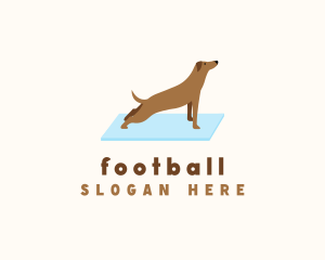 Veterinary - Stretching Dog Yoga logo design