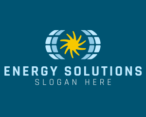 Solar Energy Technology logo design