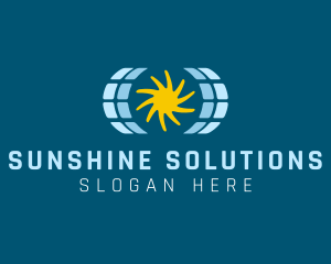 Sunlight - Solar Energy Technology logo design
