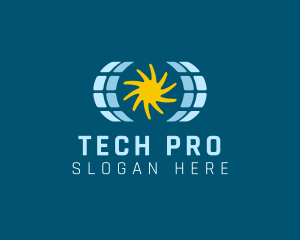 Technology - Solar Energy Technology logo design