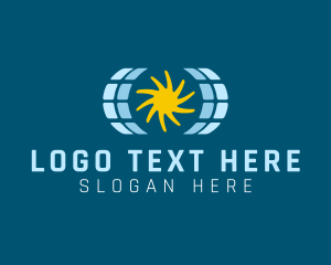 Technology - Solar Energy Technology logo design