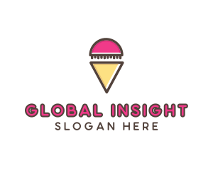 Gelato Ice Cream  Logo