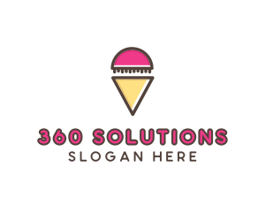 Gelato Ice Cream  logo design