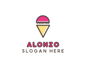 Gelato Ice Cream  logo design