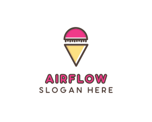 Gelato Ice Cream  logo design