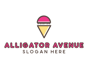 Gelato Ice Cream  logo design