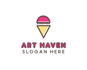 Gelato Ice Cream  logo design