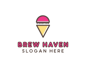 Gelato Ice Cream  logo design