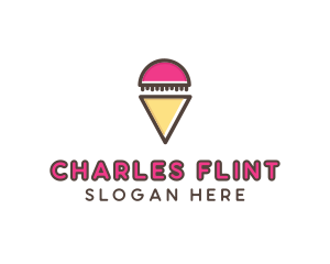 Gelato Ice Cream  logo design