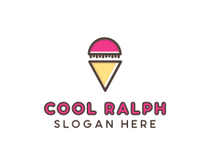 Gelato Ice Cream  logo design