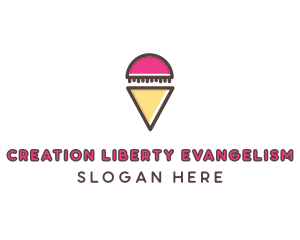 Gelato Ice Cream  logo design