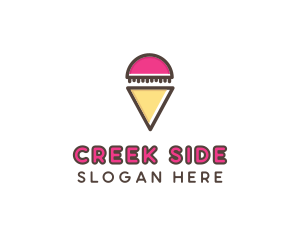 Gelato Ice Cream  logo design