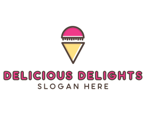 Gelato Ice Cream  logo design