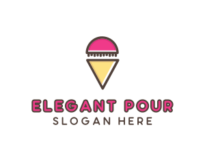 Gelato Ice Cream  logo design