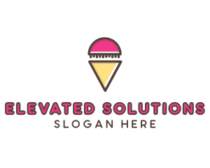 Gelato Ice Cream  logo design