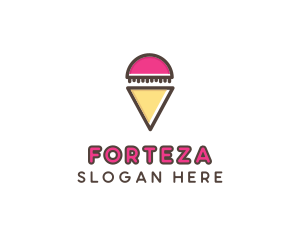 Gelato Ice Cream  logo design