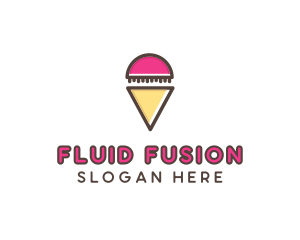 Gelato Ice Cream  logo design