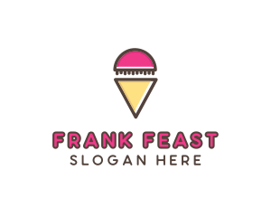 Gelato Ice Cream  logo design