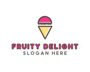 Gelato Ice Cream  logo design