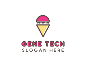 Gelato Ice Cream  logo design