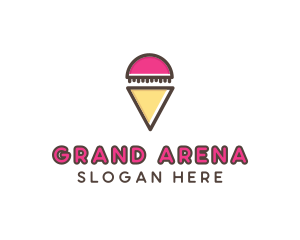 Gelato Ice Cream  logo design