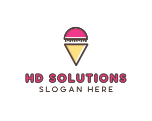 Gelato Ice Cream  logo design