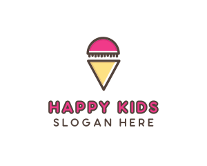 Gelato Ice Cream  logo design