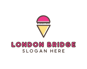 Gelato Ice Cream  logo design