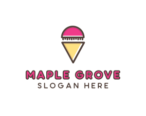 Gelato Ice Cream  logo design