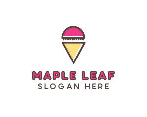 Gelato Ice Cream  logo design