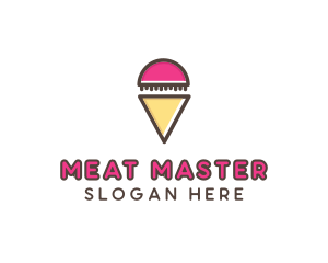 Gelato Ice Cream  logo design