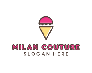 Gelato Ice Cream  logo design