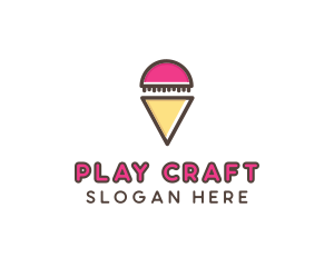 Gelato Ice Cream  logo design