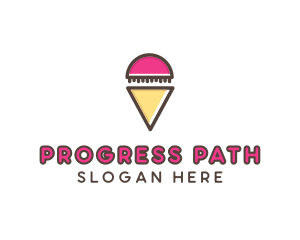 Gelato Ice Cream  logo design