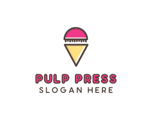 Gelato Ice Cream  logo design