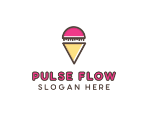 Gelato Ice Cream  logo design