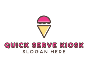 Gelato Ice Cream  logo design