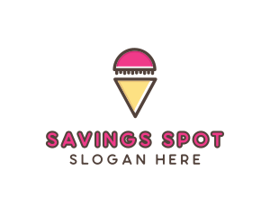 Gelato Ice Cream  logo design