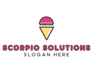 Gelato Ice Cream  logo design