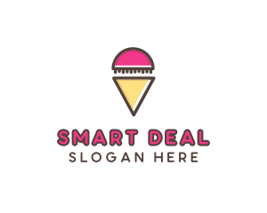 Gelato Ice Cream  logo design