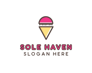 Gelato Ice Cream  logo design