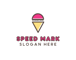 Gelato Ice Cream  logo design