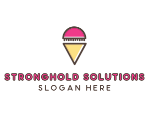 Gelato Ice Cream  logo design