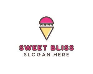 Gelato Ice Cream  logo design