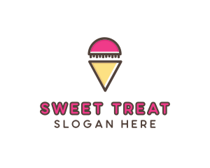 Gelato Ice Cream  logo design