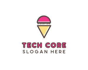 Gelato Ice Cream  logo design